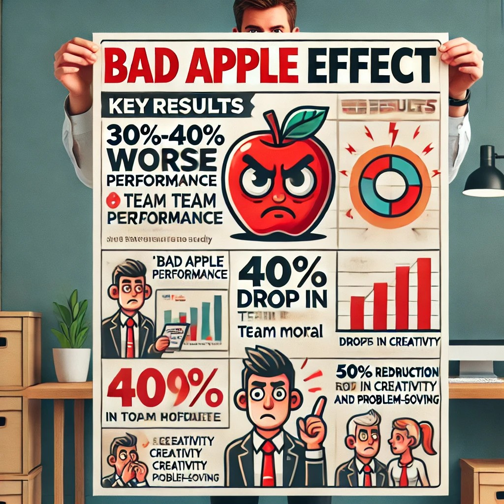 The impact one negative person has on a team's results